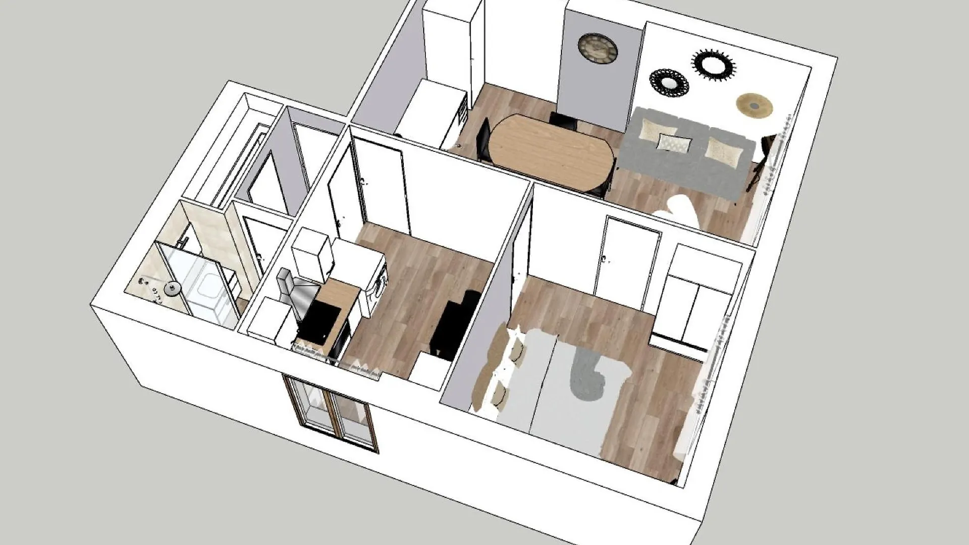 Apartament Le Republique-Gare-Centre Ville Bourgoin-Jallieu